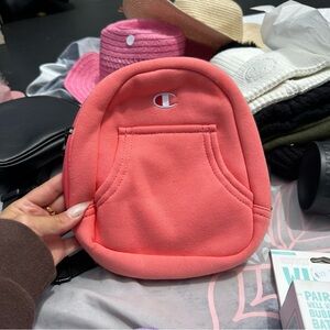 Salmon color champion mini backpack